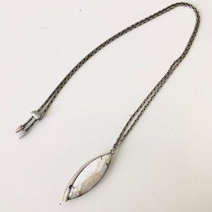 Kendra Scott Silver Long Chain Necklace